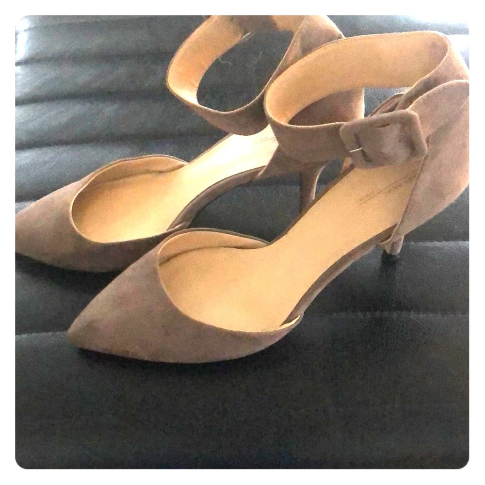 Zara Grey suede heel
